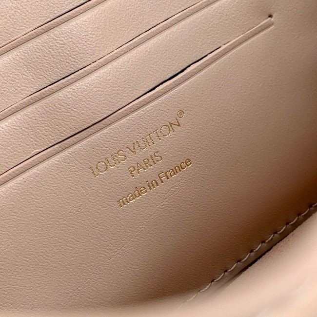 Louis Vuitton NEW Wallet On Chain LV Bloom M14581 Macchiato Cream