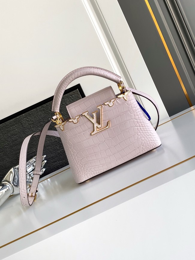 Louis Vuitton Capucines Mini Crocodile pattern M86153 pink