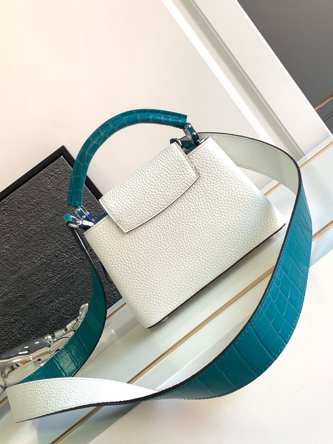 Louis Vuitton Capucines Mini M96498 white&blue