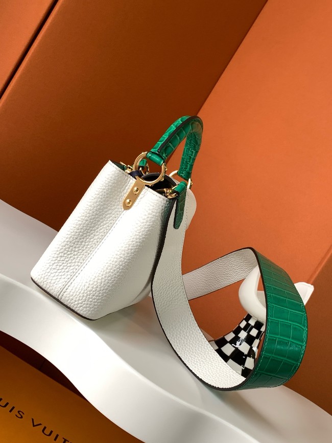 Louis Vuitton Capucines Mini M96498 white&green