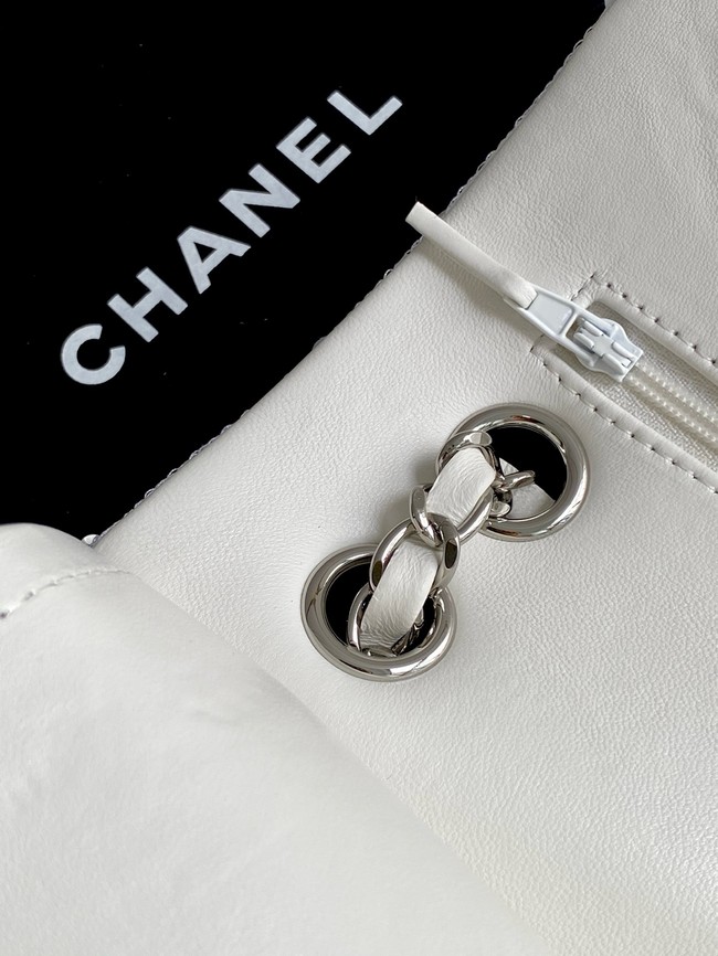 CHANEL Classic 11.12 Handbag A01112 Silver