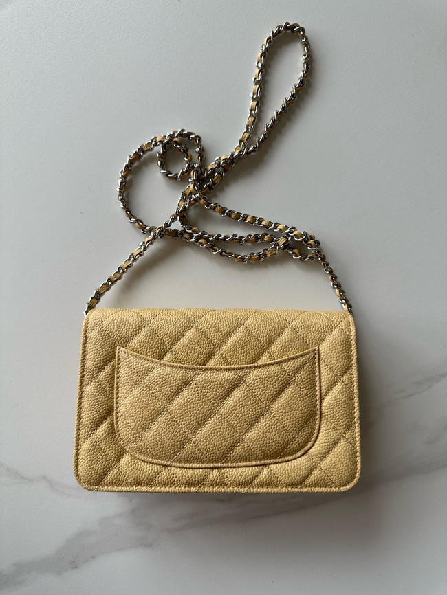 Chanel Classic Wallet On Chain Grained Calfskin AP4241-18