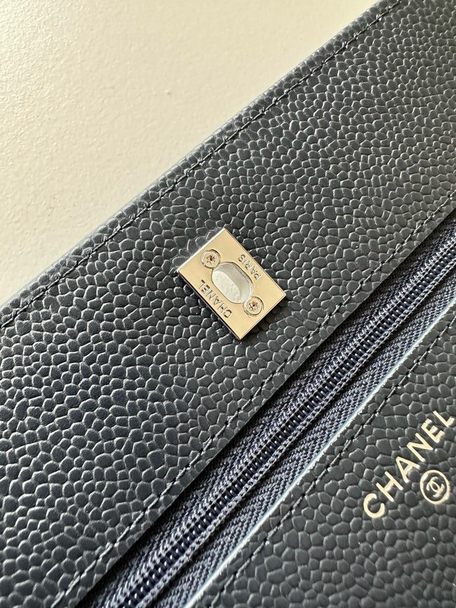Chanel Classic Wallet On Chain Grained Calfskin AP4241-6