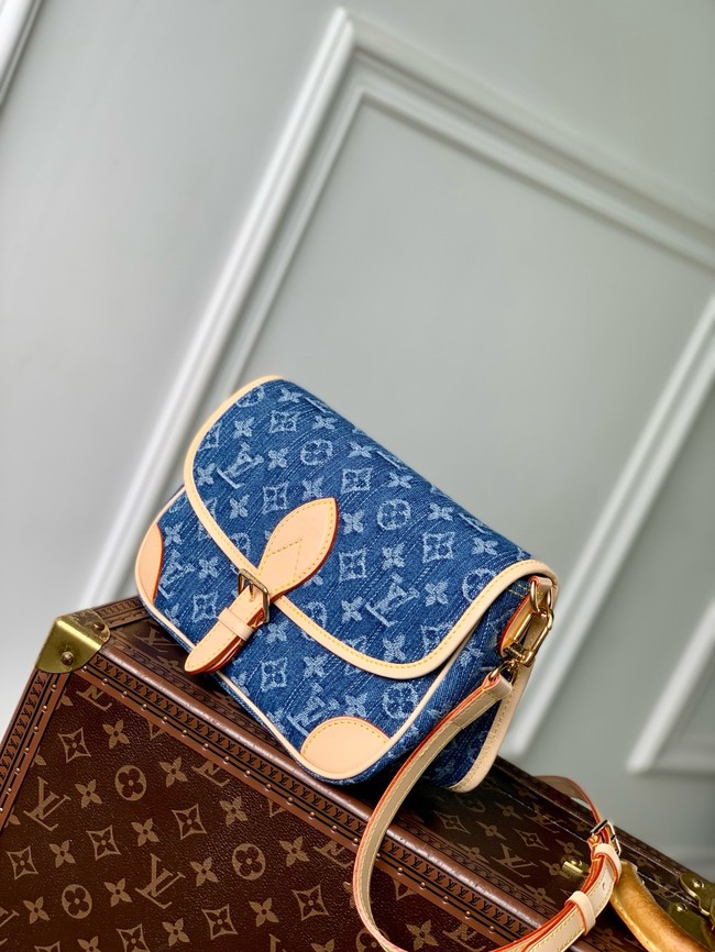 Louis Vuitton NEW Diane M13070 Denim Blue