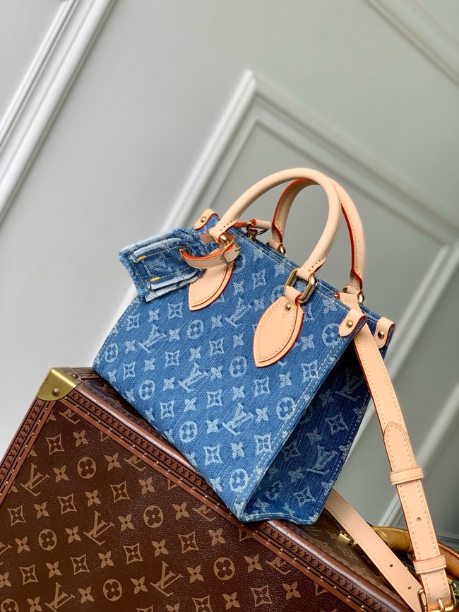 Louis Vuitton NEW OnTheGo PM M14633 Denim Blue