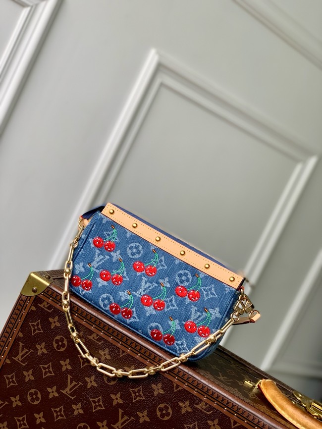 Louis Vuitton NEW LV x TM Pochette Accessoires M13994 Denim Blue