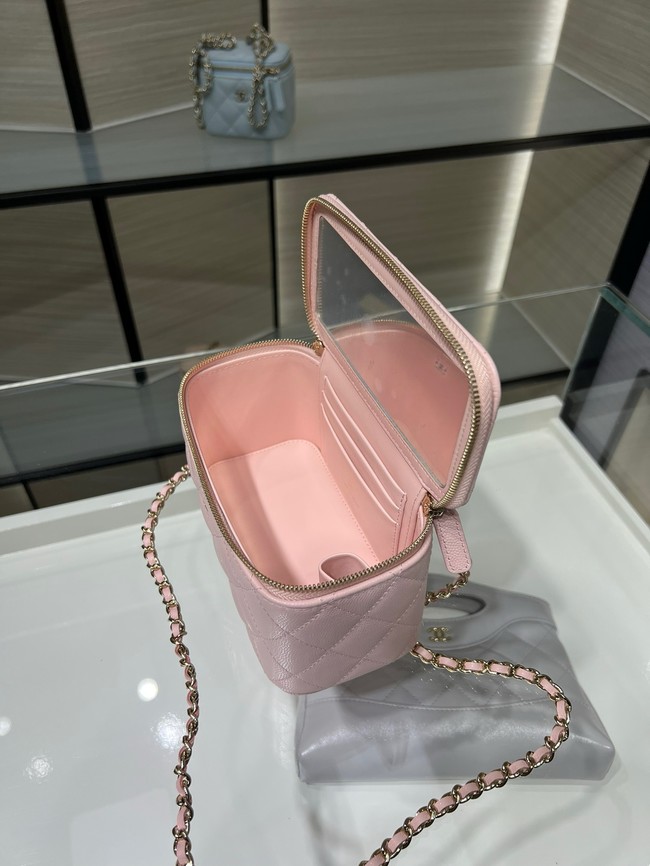 CHANEL Classic Small Vanity with Chain AP1341 pink
