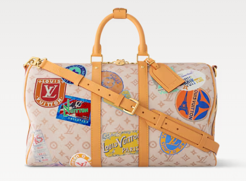 Louis Vuitton NEW Keepall Bandouliere 45 M14736 Monogram Dune