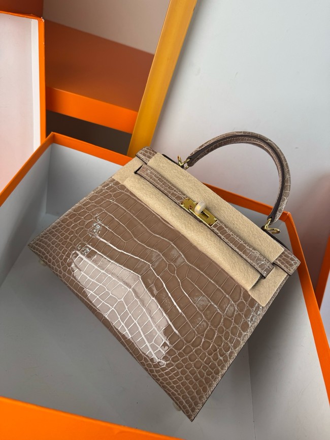 Hermes Kelly Shoulder Bags Nile crocodile leather KL3598-10
