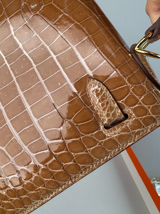 Hermes Kelly Shoulder Bags Nile crocodile leather KL3598-12
