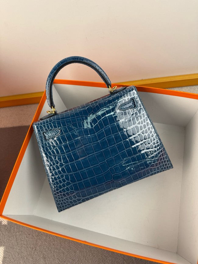 Hermes Kelly Shoulder Bags Nile crocodile leather KL3598-16