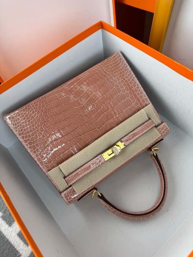 Hermes Kelly Shoulder Bags Nile crocodile leather KL3598-2