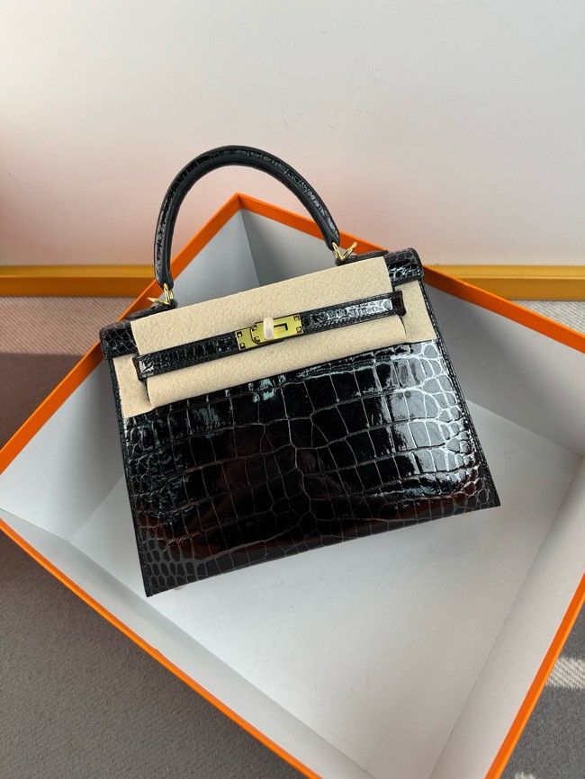Hermes Kelly Shoulder Bags Nile crocodile leather KL3598-4