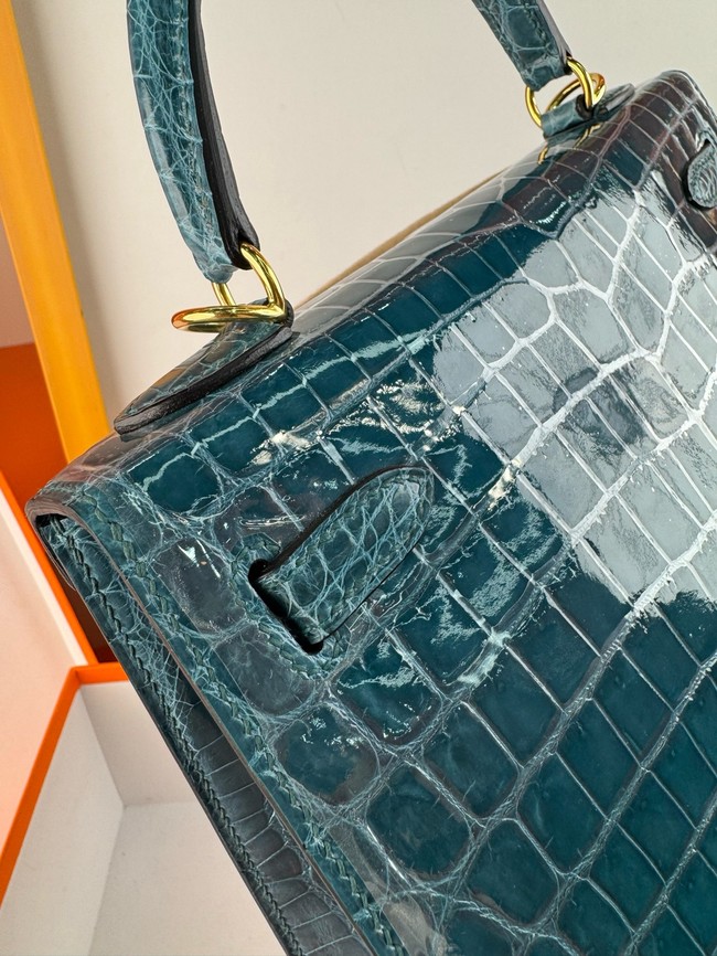 Hermes Kelly Shoulder Bags Nile crocodile leather KL3598-7