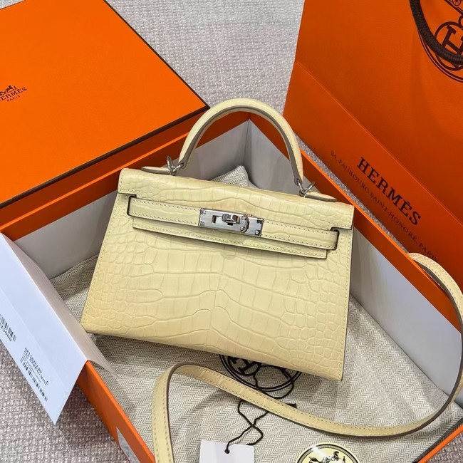 Hermes Kelly Shoulder Bags Nile crocodile leather KL2766-2