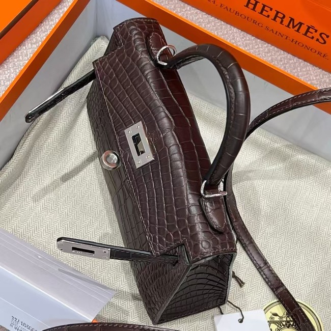 Hermes Kelly Shoulder Bags Nile crocodile leather KL2766-4