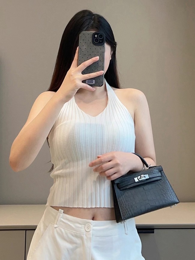 Hermes Kelly Shoulder Bags Nile crocodile leather KL2766-5