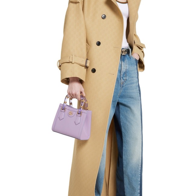 GUCCI BAMBOO DIVA SMALL BAG 832938 lilac