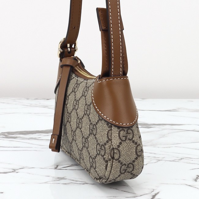 GUCCI GG CANVAS SMALLShoulder Bag 820698 brown