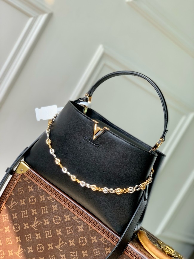 Louis Vuitton Capucines MM Souple M12929 black