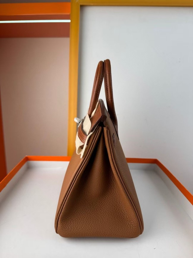 Hermes Birkin Bag Leather Nile crocodile&togo HBK2530-14