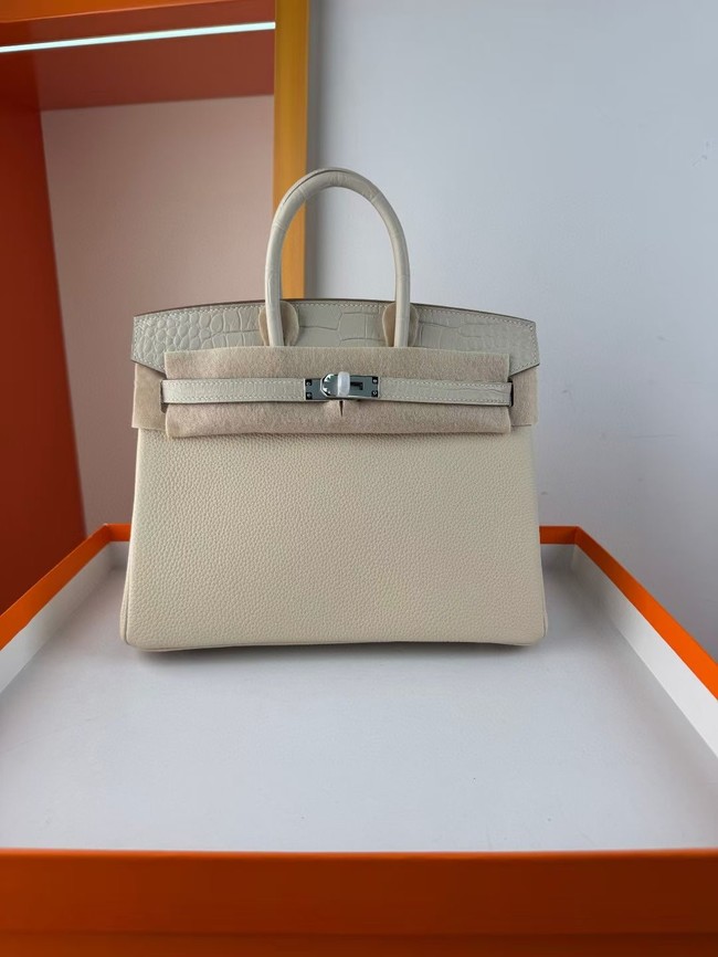 Hermes Birkin Bag Leather Nile crocodile&togo HBK2530-18