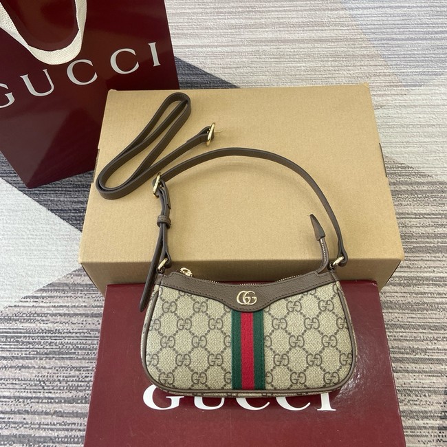 GUCCI Ophidia mini shoulder bag 838465 brown