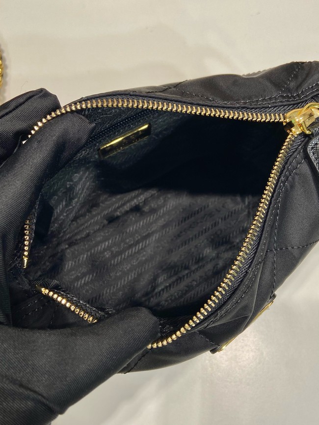 Prada Re-Edition nylon shoulder bag 1BD646 black