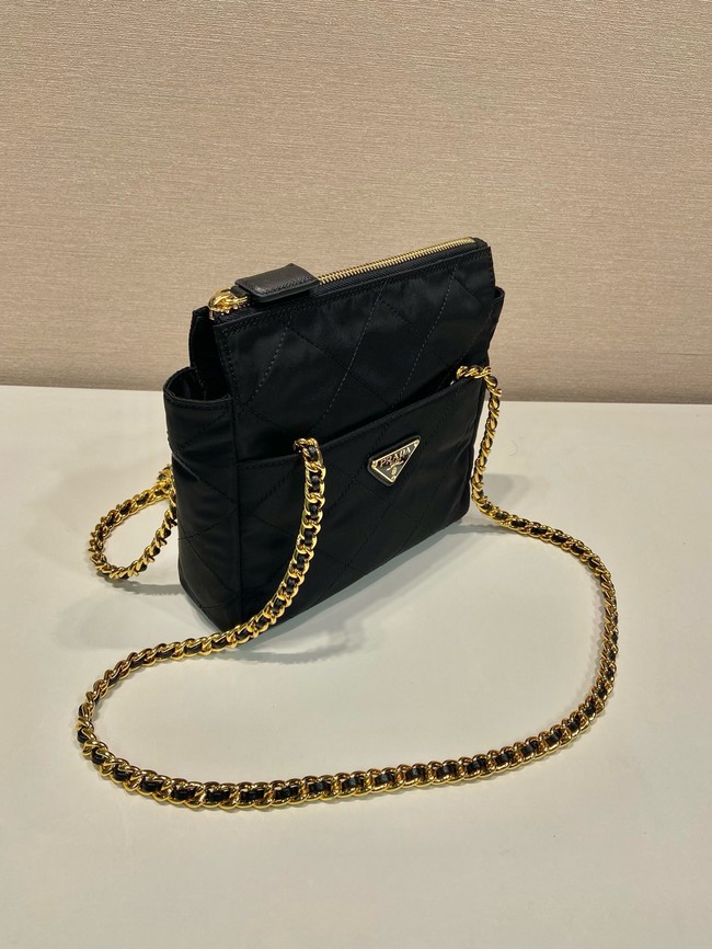 Prada Re-Edition nylon shoulder bag 1BD647 black