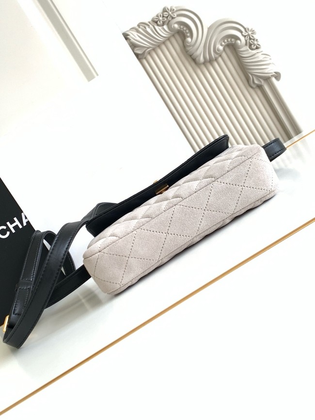 Chanel MINI FLAP BAG AS4677 GRAY