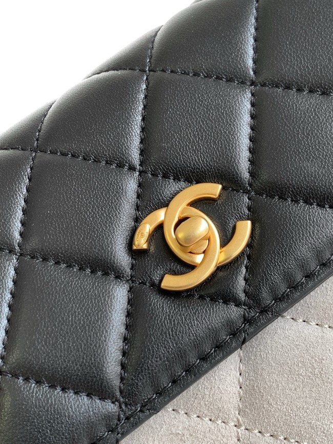 Chanel MINI FLAP BAG AS4679 GRAY