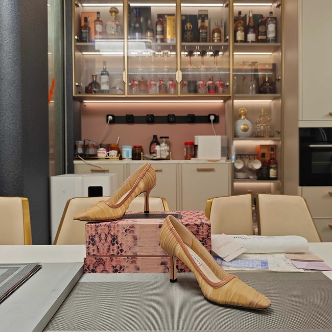 Jimmy Choo Shoes  Heel 8.5CM 45004-1