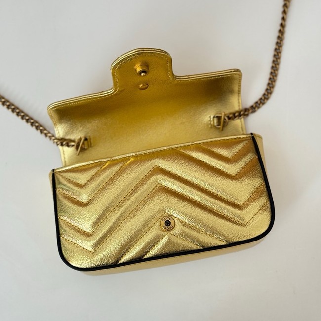 Gucci GG Marmont mini bag 476433 gold