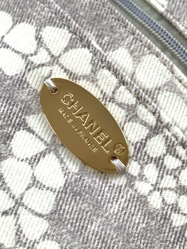 Chanel Large Hobo Bag AS5431 White & graty