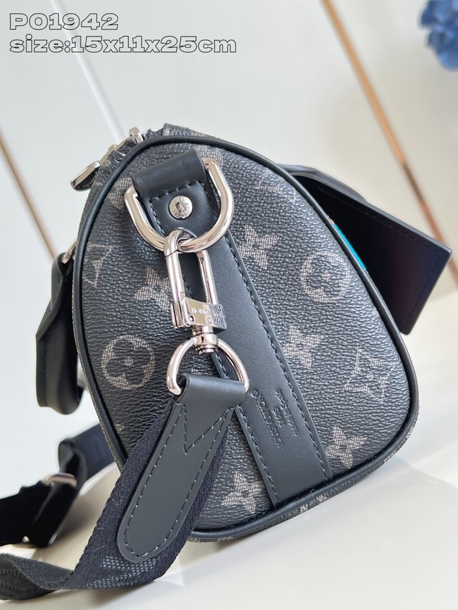 Louis Vuitton Speedy Bandouliere 25 P1942 black