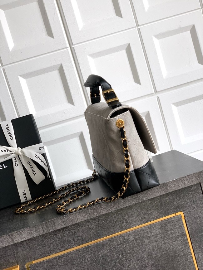 CHANEL Shopping Bag 5598 Black&gray