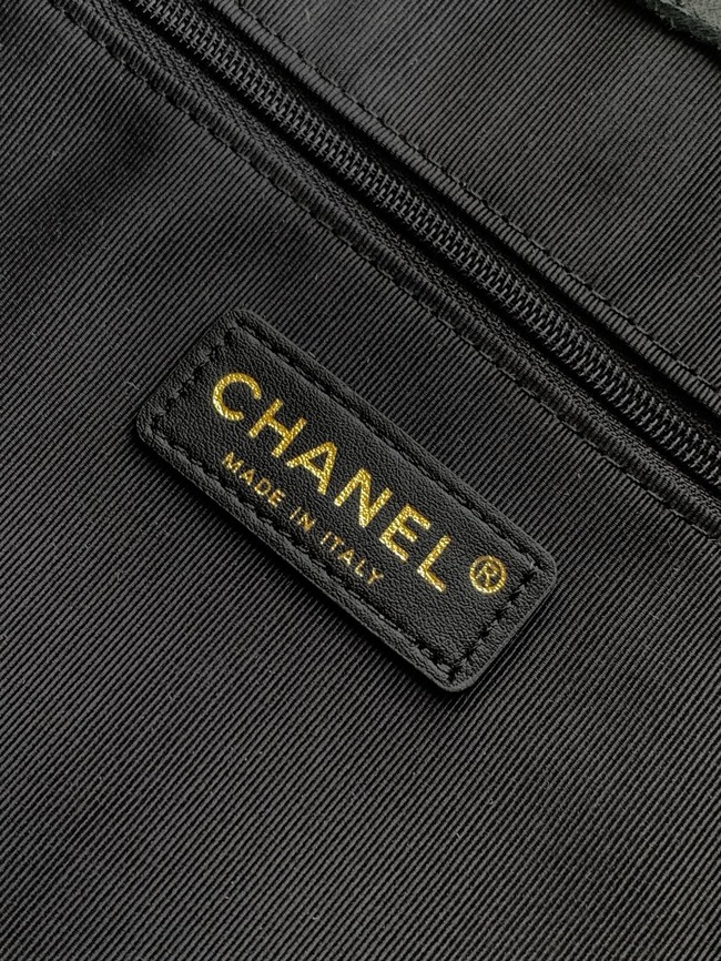 CHANEL Shopping Bag 99485 Black&gray