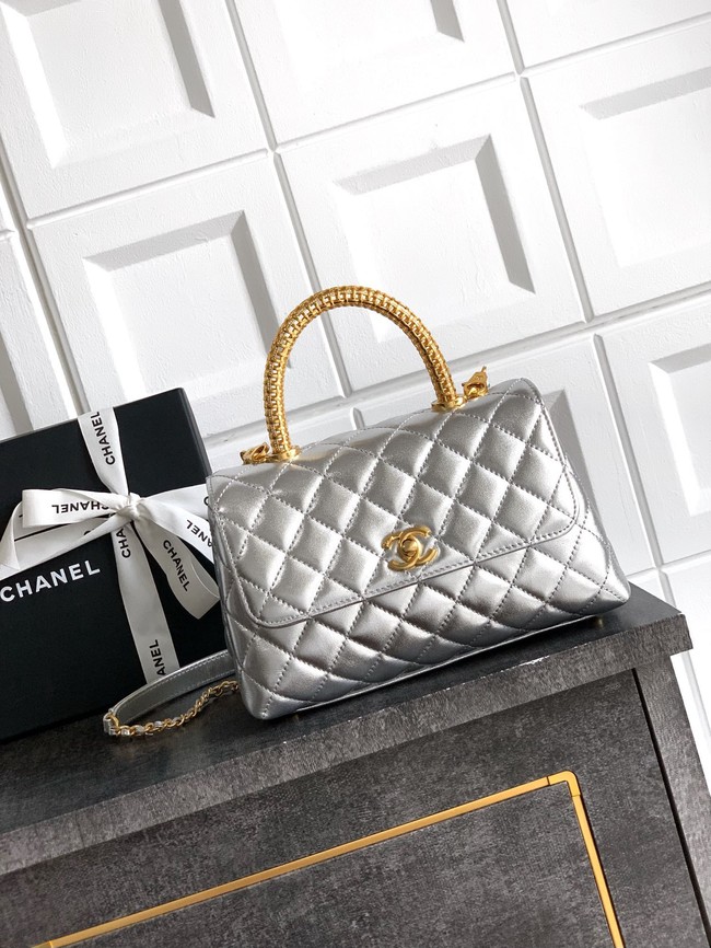 Chanel LARGE FLAP BAG WITH TOP HANDLE 92991-19