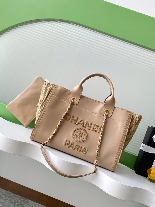 Chanel LARGE SHOPPING BAG Sheepskin A66941 Apricot