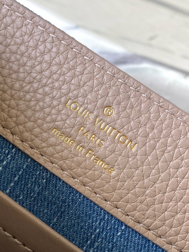 Louis Vuitton Capucines Mini M12938 gray&Denim Blue