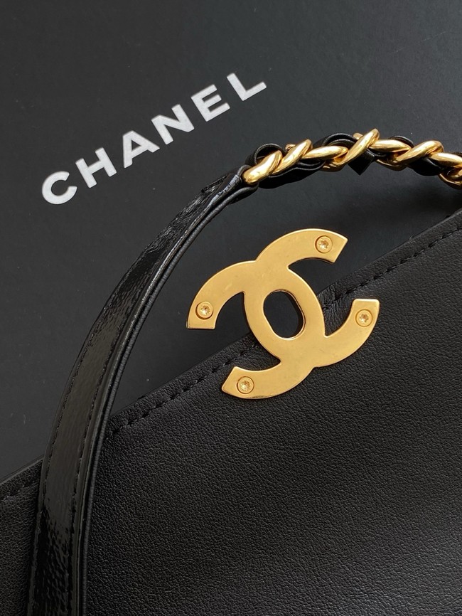 CHANEL Large Flap Bag AS5642 black