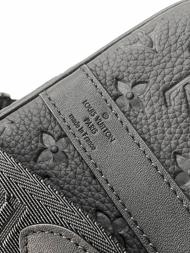 Louis Vuitton Monogram Empreinte Keepall Bandouliere 35 M46655 black