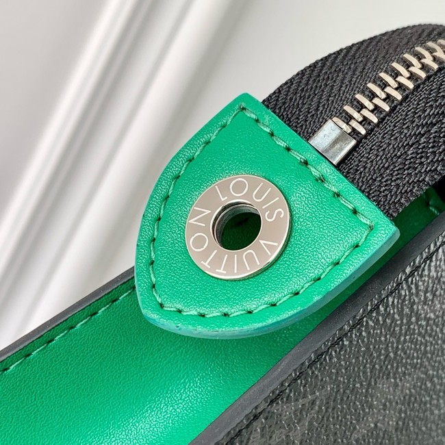 Louis Vuitton Pochette Voyage MM M26031 black&green
