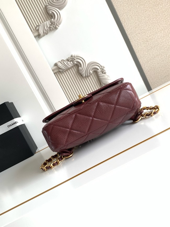 CHANEL Flap Bag AP5347 burgundy