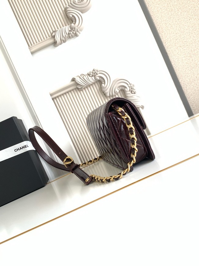 CHANEL Large Flap Bag AS5642 Dark Brown