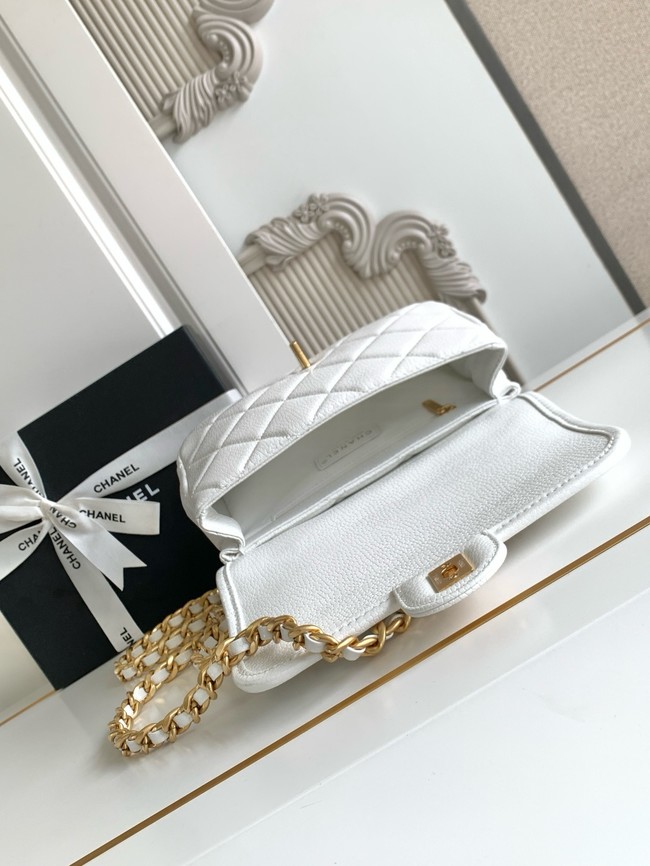 CHANEL Mini Flap Bag AP5147 white