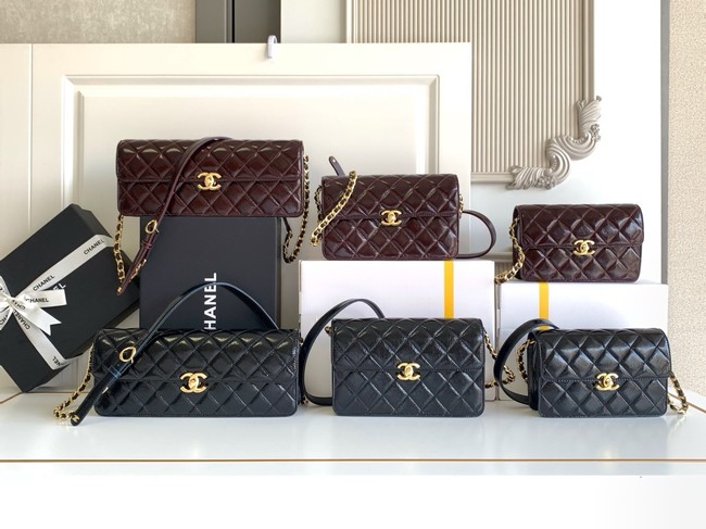 CHANEL Mini Flap Bag AS5618 Dark Brown