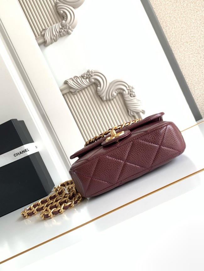 CHANEL Wallet On Chain AP5146 burgundy