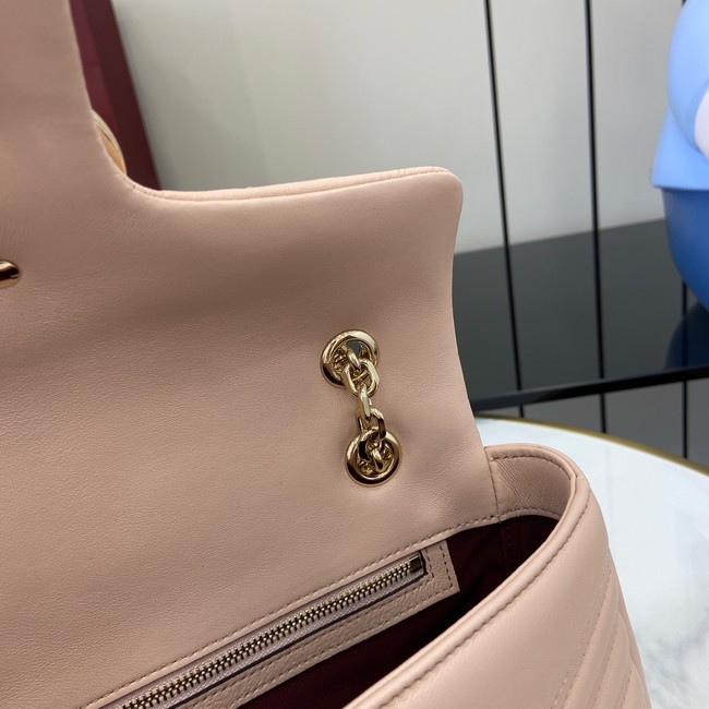 Gucci GG Marmont medium shoulder bag 837267 Pale pink