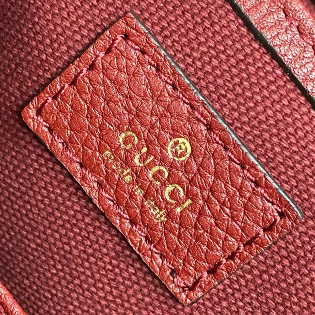 Gucci Jackie 1961 medium tote bag 68895 Rosso Ancora red